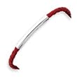 Sterling Silver Braided Red Leather Bracelet - 7 Inch Sterling Silver Braided Red Leather Bracelet - 7 Inch