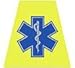 Fire Helmet Tetrahedron Decal / Sticker
