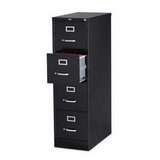 LLR60651 - 4-Drawer Vertical File, w/ Lock, 15x25x52, Light Gray