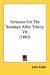Book Sermons For The Sundays After Trinity V8 (1882)