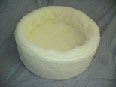 103 Sheepskin Round Pet Bed For Dogs Cats And Puppies 18in