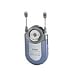 Coby CX2 Mini AM/FM Stereo Pocket Radio with Neck and Arm/Hand Straps - Blue