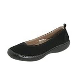 Deer Stags Brisk | Ladies Slip on Shoes Black by Deer Stags