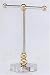 Allied Brass BL-52-BKM Matte Black Bolero 2 Arm Guest Towel Holder from the Bolero Collection BL-52