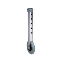 HealthPersonalCare: Replacement 3 in. Walker Wheels, Non Swivel, Set/2 w/ Glide Caps