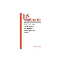 Der Schriftsatz des Anwalts im Zivilprozess