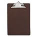 SPR00895 Hardboard Clipboard, Nickel-Plated Clip, 9x12-1/2, Brown