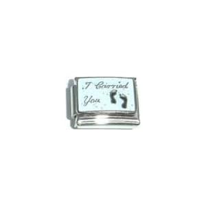 Buy Clearly Charming I Carried You Italian Charm Bracelet Link by Clearly Charming