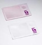 Wallet Magnifier 2-Pack: Clear & Raspberry