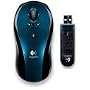 Logitech Optical LX7 Cordless Mouse, Five-Button, Dark Blue