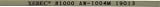 チェリー　ジーベックセラミック砥石　白　＃１０００　１００ｘ４ｘ１　4088581 AW1004M