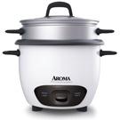 Aroma 6-Cup Pot-Style Rice Cooker & Food Steamer