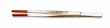 TWEEZER 12" EXTRA LONG COATED TIP ECONOMY CHROME PLATED STEEL