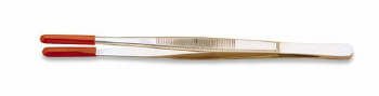 TWEEZER 12 EXTRA LONG COATED TIP ECONOMY CHROME PLATED STEEL