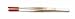 TWEEZER 12" EXTRA LONG COATED TIP ECONOMY CHROME PLATED STEEL