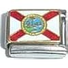 Florida State Flag Italian Charm Bracelet Link