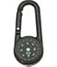 Home & decor Home & Decor Explorer Black Carabiner Compass Thermometer