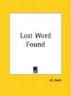 Lost Word Found