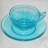 Capri Glass Cup & Saucer