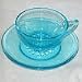 Capri Glass Cup & Saucer