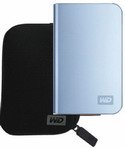 Western Digital 320GB MY PASSPORT ELITE Portable USB Pearl Blue External 2.5 Hard Drive - WDMLBP3200CN (WDMLB3200TN with Case)