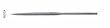 TELL SWISS NEEDLE FILES 5-1/2" BARRETTE #2 MEDIUM PACKAGE OF 1 DOZEN