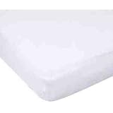 Martha Stewart Everyday Baby, Solid White Cotton Baby Crib Fitted Sheet