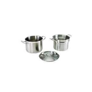 Update International All Stainless Pasta Cooker Set/Vegetable Steamer Set