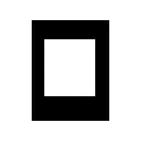 Adorama Black Trans-Mat, 7 1 2x 9 1 2 Slide Presentation Board with One 4x 5 Opening. by Adorama