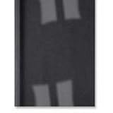 Gbc Acco A4 Thermal Binding Covers 3mm 250gsm Pvc/leathergrain Back Clear/black Pack 100 Ib451614 Gb21922