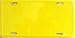 Blank License Plate (Yellow Aluminum)
