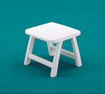 Kettler 1038-4 Hocker Roma gruen Vollkunststoff wetterfest