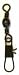 Sporting Goods : Eagle Claw Tackle - Barrel Swivels w/Interlock Blk Size 5 5pcs