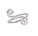Toe Ring - 14kt White Gold Swirl