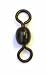 Crane Swivels Black Size2/0 3pcs