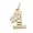#1 Dad Charm - 10K Yellow Gold