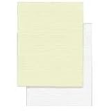 Memorandum Pads, Wide Rule, 16 lb., 8 1/2'x11', Canary (SPR5083SP)
