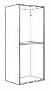 Easy Track RV1472-C Hanging Tower Organizer Kit, Cherry, 72-Inch