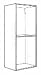 Easy Track Closet 72-Inch Hanging Tower Closet Organizer Kit, Cherry #RV1472-C