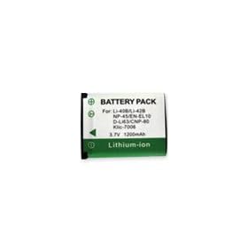 Olympus Olympus LI-40B LI-42B Nikon EN-EL10 Fujifilm NP-45 Pentax D-Li63 Kodak KLIC-7006 Casio NP-80 Replacement... by 