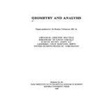 Geometry and analysis : papers presented at the Bombay Colloquium 1992