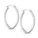 ZALES Diamond Fascination™ Medium Hoop Earrings title=