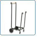 UniFlame Large Black Log Rack W/ Wheels