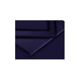 *PAIR*OF BODY /BOLSTER PILLOW 19"X42"CASE/COVER ONLY -NAVY BLUE