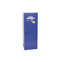 Eagle CRA-2310 Acid/Corrosive Safety Cabinet, Self-Closing, 1 Door, 3 Shelves, 23" Width x 65" Height x 18" Depth, 24 Gallon Capacity