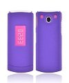 Lg DLite GD570 Rubberized Purple Snap-on Cell Phone Cover Faceplate / Execu ....
