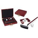 Ace Executive Travel Putter Set in Cherry Wood Case