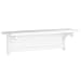 Our solid wood Scroll Shelves are ideal for displaying knickknacks and collectibles. What's more, the charming scroll-shaped end brackets double as bookends when the shelves are mounted above each other. Choose Espresso, Pink or White.
