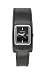 Womens Fossil Black Leather Dress Watch ES9832
