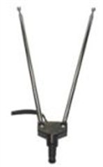 Luxtronic 5-Section Back-Of-Set Antenna W/ Coaxial Connector Adjustable Telescoping Dipoles